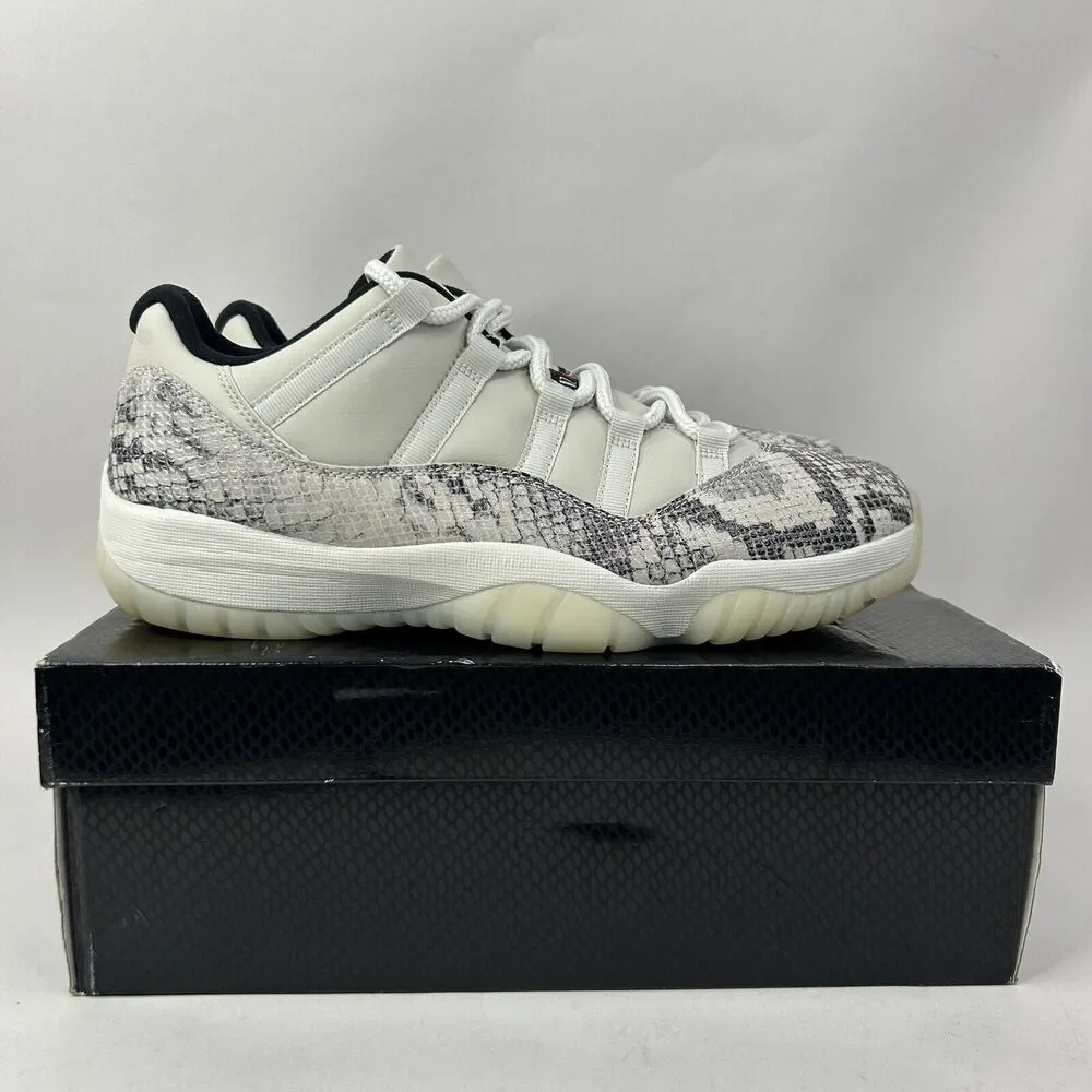 Nike Shoes Air Jordan 11 Low Retro “Light Bone Snakeskin” 2024